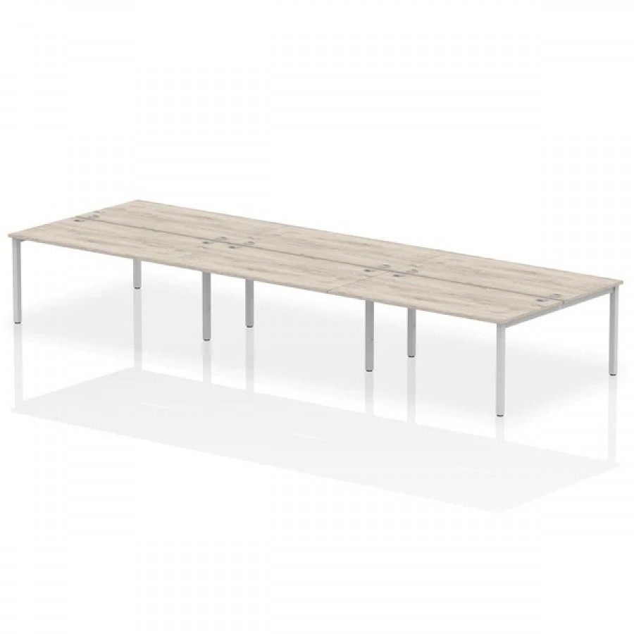 Impulse B2B 6 Person Bench Desk